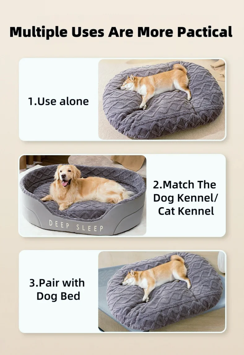 Orthopädische Hundebett – weiche, atmungsaktive Schlafmatte für kleine, mittelgroße und große Hunde