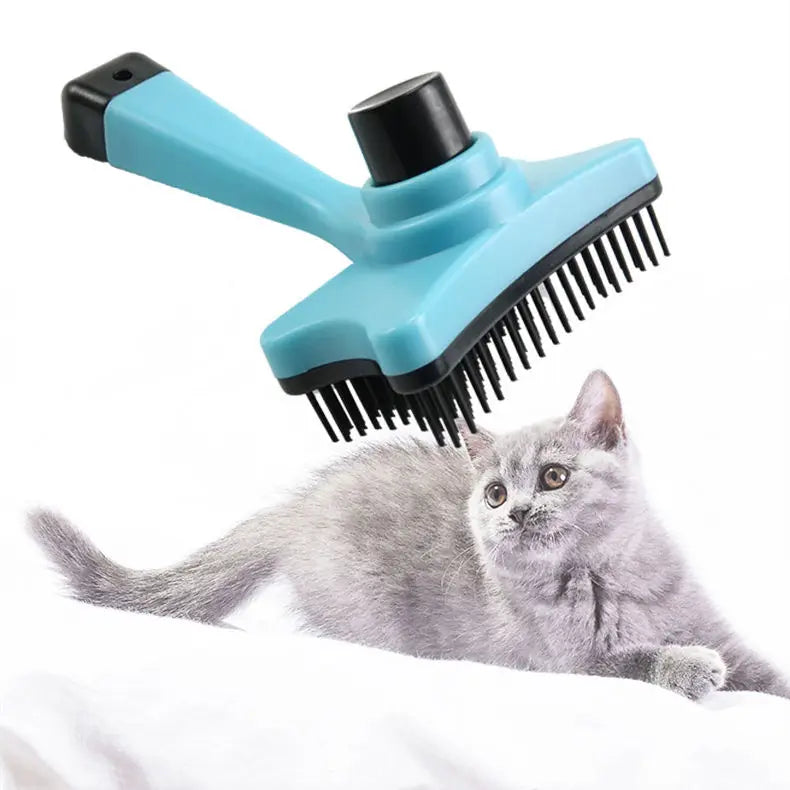 Haarentfernungskamm für Haustiere – Selbstreinigend & Massagefunktion für Hunde & Katzen