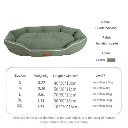 Hundebett mit erhöhtem Rand – orthopädisch, weich & waschbar