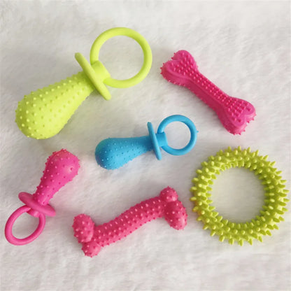 Kauspielzeug Set für Hunde – Gummi, robust & zahnpflegend